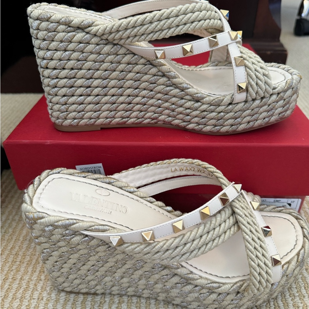 Valentino Espadrille Wedge